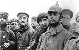 Some of the men who participated in the 1914 Christmas truce