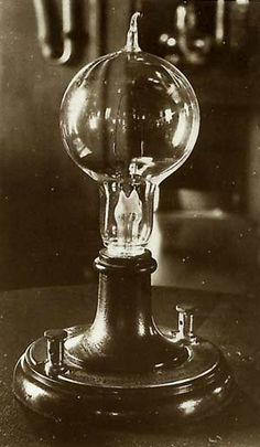 Edison perfected the lightbulb